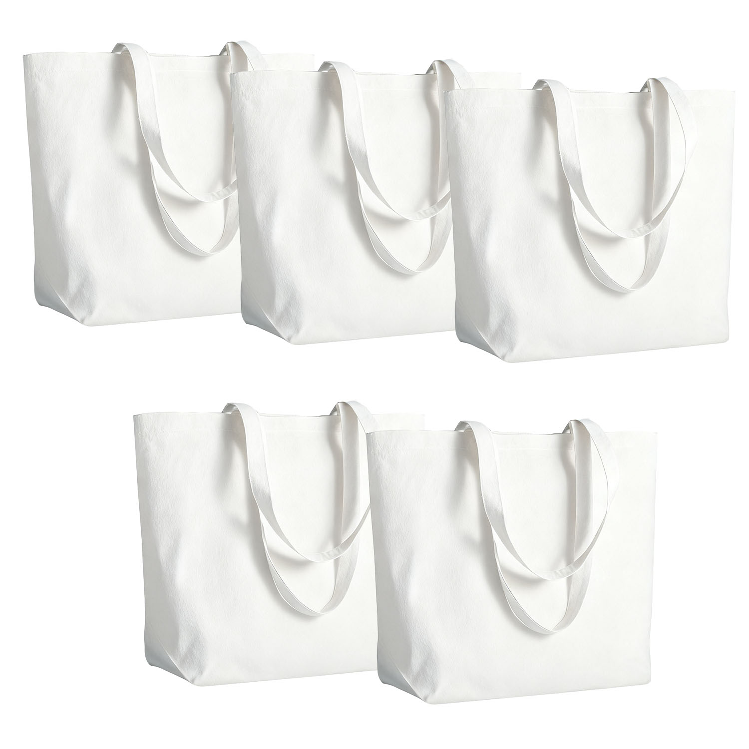 Tote Bag Sublimation - 5 шт. Сублимационные холщовые сумки большой