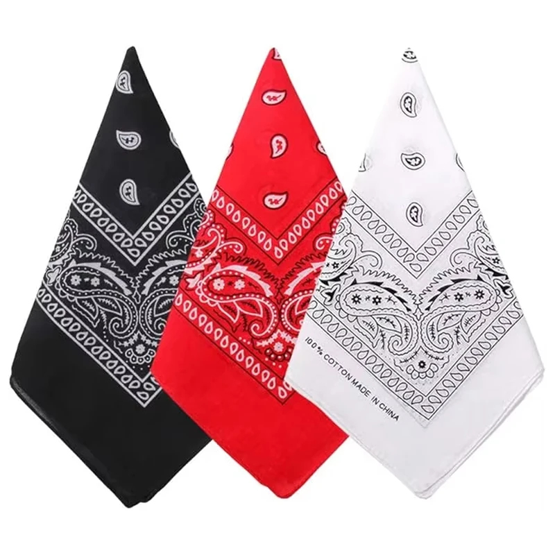 1 шт. Хип-хоп шарф-бандана в с – обзор и цена Bandana Blank White